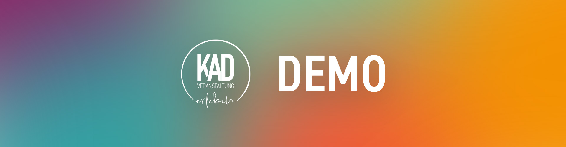 Demo-Headergrafik - Logo von KAD mit Text 